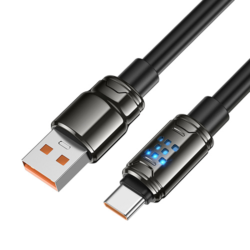 USB Кабель Type-C, HOCO, U143, 1.2 метра длина , цвет черный
