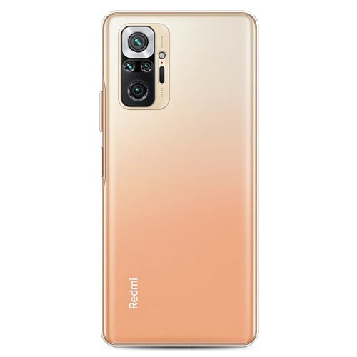 Чехол силиконовый для Xiaomi Poco X3 GT/ Note 10 Pro (5G), с защитой камеры, X-CASE, прозрачный