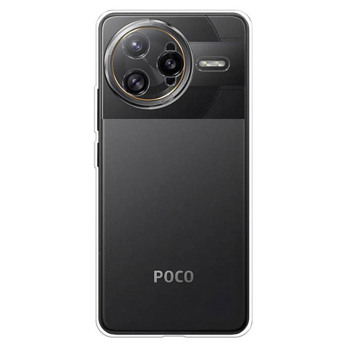 Чехол силиконовый для Xiaomi Poco F7 Ultra/Redmi K80 Pro (5G), с защитой камеры, X-CASE, прозрачный