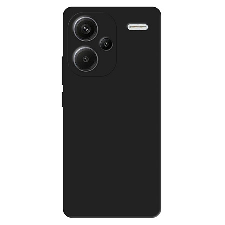 Чехол силиконовый для Xiaomi Redmi Note 13 Pro+, good quality, с защитой камеры, X-CASE, черный