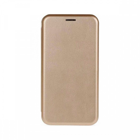 Чехол-книжка для Xiaomi Mi 8 Lite/ Note 6, боковой, золотой