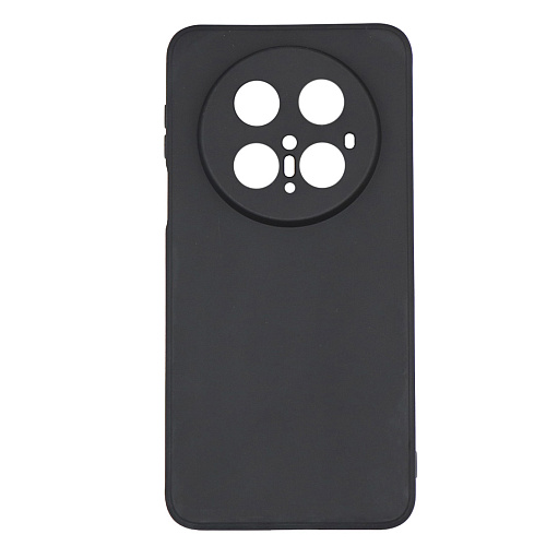 Чехол силиконовый для Huawei Mate 70 Pro, с микрофиброй внутри, с защитой камеры, X-CASE, черный