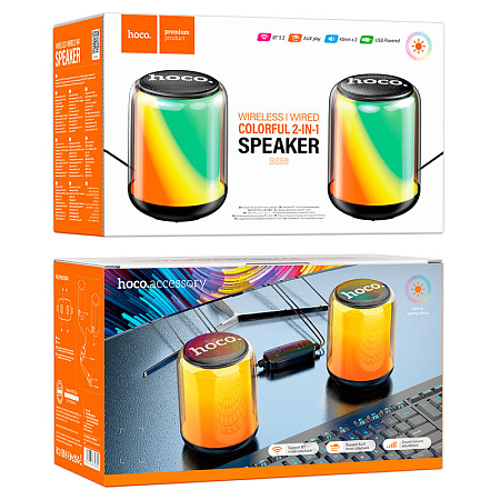    BS56 Colorful BT wired 2-in-1 computer speaker,    , HOCO, 