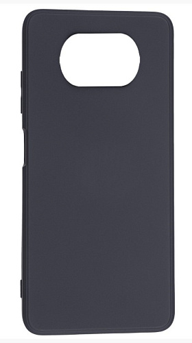 Чехол силиконовый для Xiaomi Poco X3/Poco X3 Pro/Poco X3 NFC, X-CASE, черный