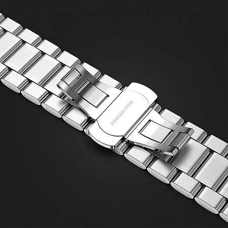 Ремешок на руку для Apple Watch 38/40/41/42 мм, HOCO, WA32, стальной, серебристый