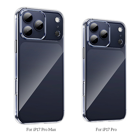 Чехол силиконовый для iPhone 17 Pro, Light series TPU, HOCO, прозрачный