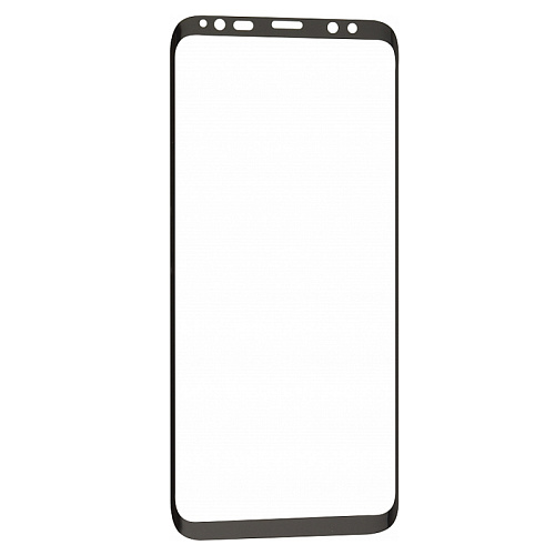 Защитное стекло на Samsung Galaxy S8/S9, 3D Full Glue, черное, X-CASE