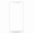 Защитное стекло на Xiaomi Mi 8/Mi 8 Pro, Silk Screen 2.5D, белый, X-CASE