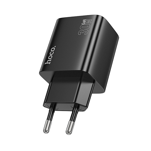Сетевое зарядное устройство, 2 PD 30W + 2 USB 3.0 QC (N56), HOCO, черный
