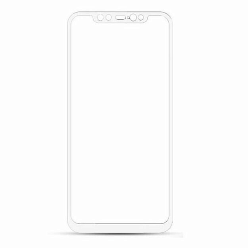 Защитное стекло на Xiaomi Mi 8/Mi 8 Pro, Silk Screen 2.5D, белый, X-CASE