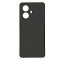 Чехол силиконовый для Realme 10 Pro+ (5G), с микрофиброй внутри, с защитой камеры, X-CASE, черный
