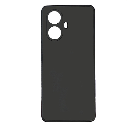 Чехол силиконовый для Realme 10 Pro+ (5G), с микрофиброй внутри, с защитой камеры, X-CASE, черный