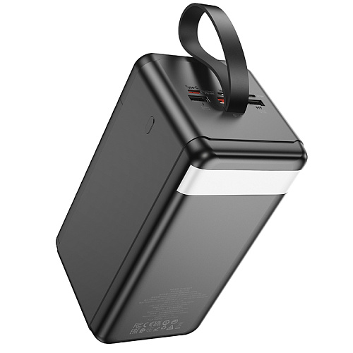 Универсальный Доп. Аккумулятор 90000mAh, J123D, HOCO, выход: 1 USB 22.3W+ 2 USB 5V/2+1 PD 20W, черный