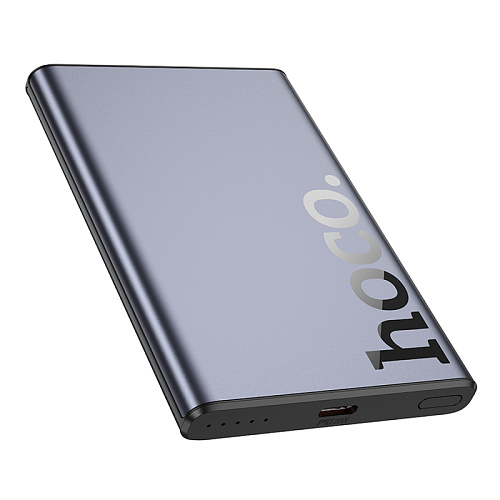 Универсальный Доп. Аккумулятор 5000mAh, Q32, HOCO, 1 PD 20W, беспроводная зарядка (MagSafe), серый