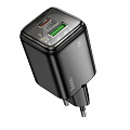 Сетевое зарядное устройство, 1 PD 30W + 1 USB 3.0 QC (N53), HOCO, черный