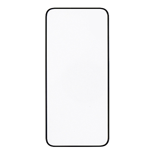 Защитное стекло на Infinix Hot 60 pro +, полный клей,прозрачное с черной рамкой, X-CASE