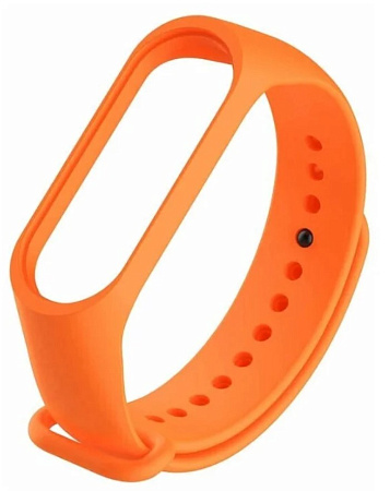 Ремешок на руку для Mi band 3/4, силиконовый, оранжевый