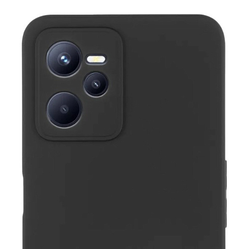Чехол силиконовый для Realme C35/Narzo 50i Prime, с защитой камеры, X-CASE, черный