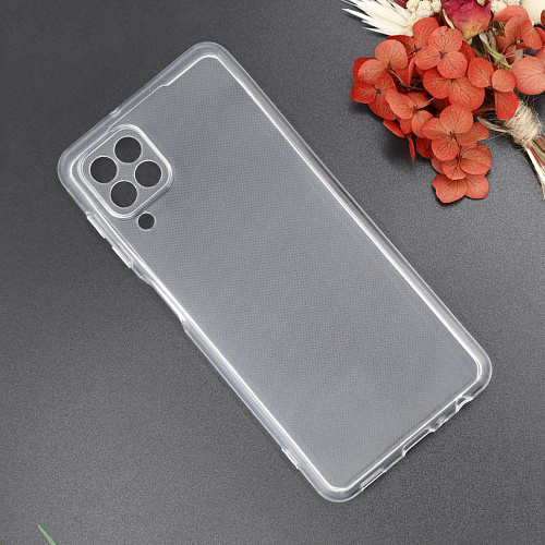 Чехол силиконовый для Samsung Galaxy A22 (4G)/M32, с защитой камеры, X-CASE, прозрачный