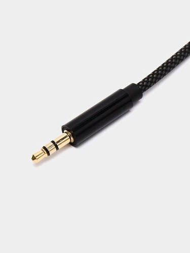 AUX Audio кабель 3,5 мм, UPA19, 2m, HOCO, черный