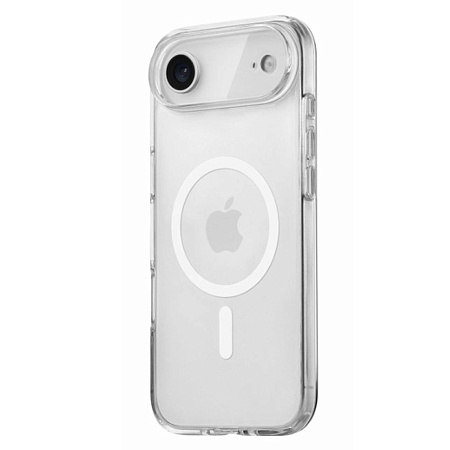 Чехол силиконовый для iPhone 17 Air, Магнитный (MagSafe), X-CASE, прозрачный