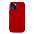 Чехол-накладка для iPhone 14, Silicon Case, без лого, красный