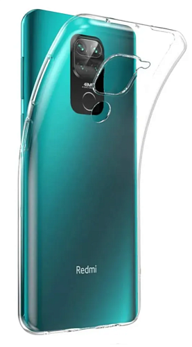 Чехол силиконовый для Xiaomi Redmi Note 9/10X, X-CASE, прозрачный