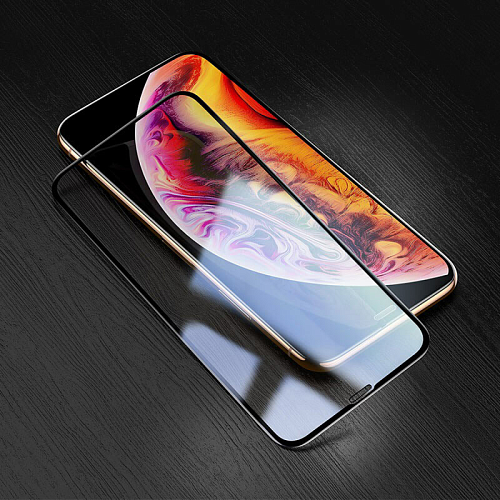 Защитное стекло на iPhone X/XS/11 Pro (G5), HOCO, Full screen silk screen HD, черное Защитное стекло на iPhone X/XS/11 Pro (G5), HOCO, Full screen silk screen HD, черное