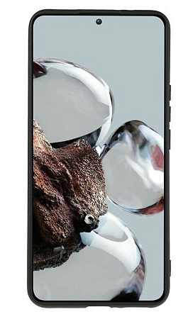 Чехол силиконовый для Xiaomi Poco X5 Pro (5G)/Note 12 Pro (5G), с защитой камеры, X-CASE, черный