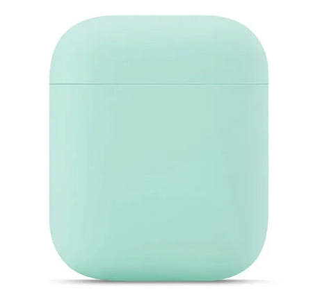 Чехол силиконовый для Airpods 1/Airpods 2 case, X-CASE, бирюзовый