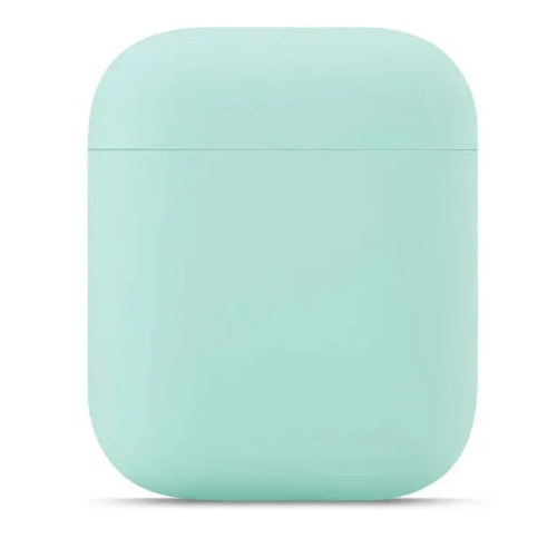 Чехол силиконовый для Airpods 1/Airpods 2 case, X-CASE, бирюзовый