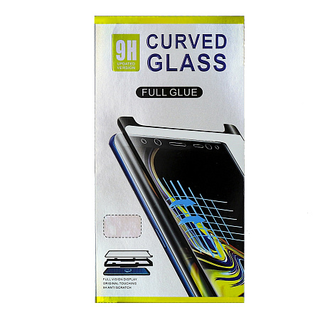 Защитное стекло на Samsung, Galaxy Note 20 Ultra (4G/5G), полный клей,прозрачное с черной рамкой, X-CASE