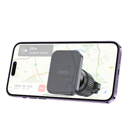 Держатель автомобильный на решетку магнитный, H32, HOCO, черный