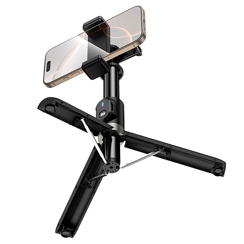 Селфи K101, HOCO, беспроводной трипод с пультом, вес: 170г, черный