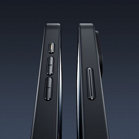 Чехол для iPhone 15 Pro, TPU, Магнитный (MagSafe), AS7, HOCO, черный