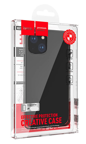 Чехол силиконовый для iPhone 14 Plus, HOCO, Fascination case, черный