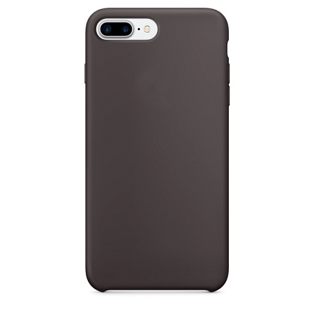 Чехол-накладка для iPhone 7 Plus/8 Plus, Silicon Case, какао