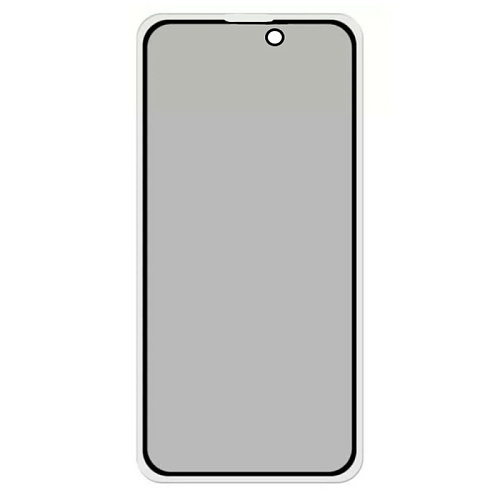 Защитное стекло на iPhone 15/16, Privacy, черное, X-CASE