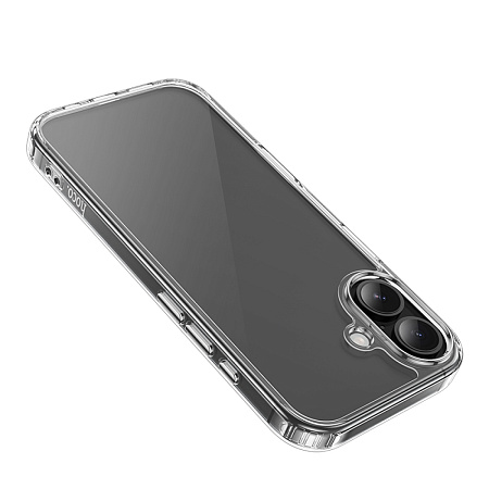 Чехол силиконовый для iPhone 17, Противоударная серия TPU, HOCO, прозрачный