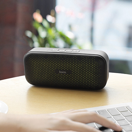 Колонка BS23 Elegant speaker, HOCO, черная