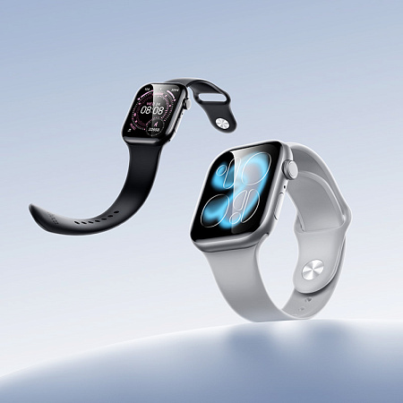 Умные часы Y42 Smart watch Hoco с поддержкой звонков, 2 ремешка в комплекте, черные