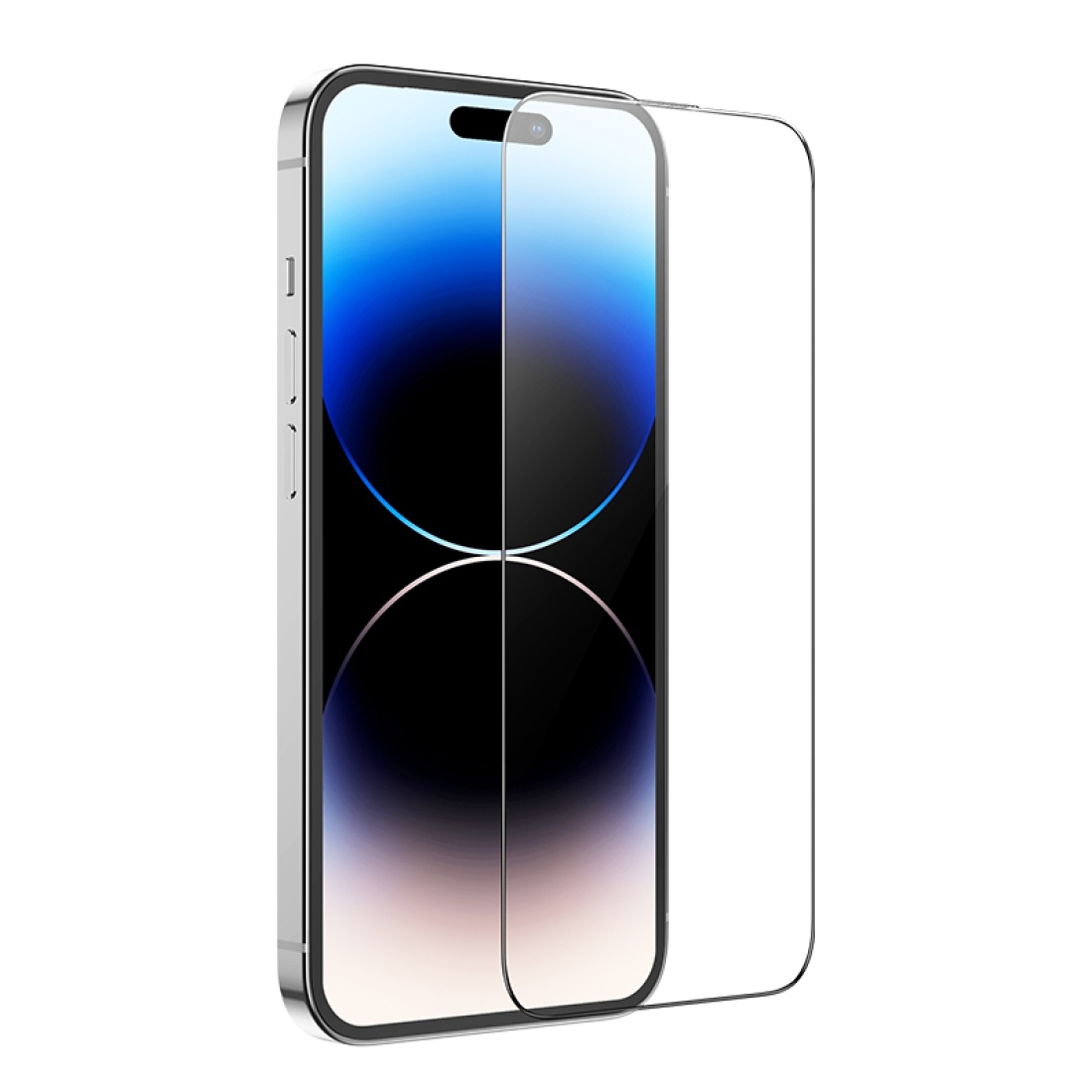 Защитное стекло на iPhone 14 Pro (6.1), 10D, черное, АКЦИЯ+НАКЛЕЙКА В ПОДАРОК Защитное стекло на iPhone 14 Pro (6.1), 10D, черное, АКЦИЯ+НАКЛЕЙКА В ПОДАРОК