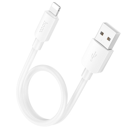 USB дата кабель Lightning, HOCO, X96, 0.25M, белый