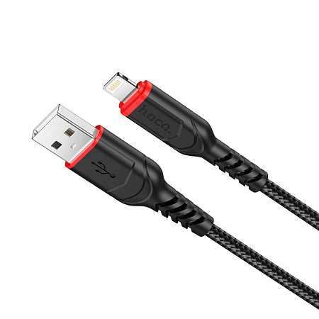 USB дата кабель Lightning, HOCO, X59, черный