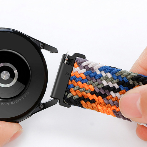 Ремешок на руку универсальный для умных часов 20мм, HOCO, WH03, нейлоновый, камуфляж семи цветов