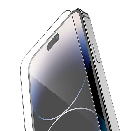 Защитное стекло для iPhone 14 Pro Max, G16, HOCO, Guardian shield serie, черное