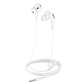 Проводные наушники M1 Pro Original series earphones, вакуумные с микрофоном, HOCO, белые