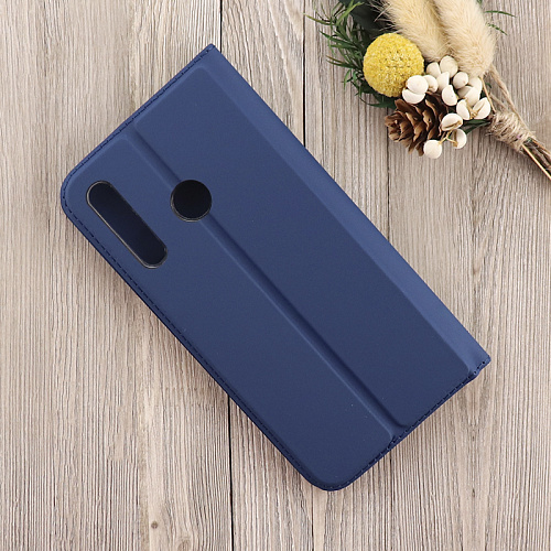 Чехол-книжка для Huawei P30 LITE/Nova 4e/honor 20S/P30 LITE NEW Edition/P30 LITE 2020, X-CASE, боковой, синий