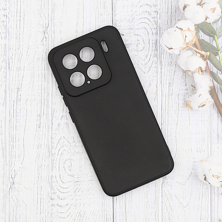 Чехол силиконовый для Xiaomi 15 (5G), с микрофиброй внутри, с защитой камеры, X-CASE, черный