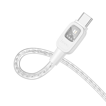 Кабель Type-C на Type-C, HOCO, U124, 1.2м, 60W, серый